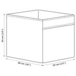 Коробка IKEA DRONA (ДРЁНА), Черно-белый, 33х38х33 см
