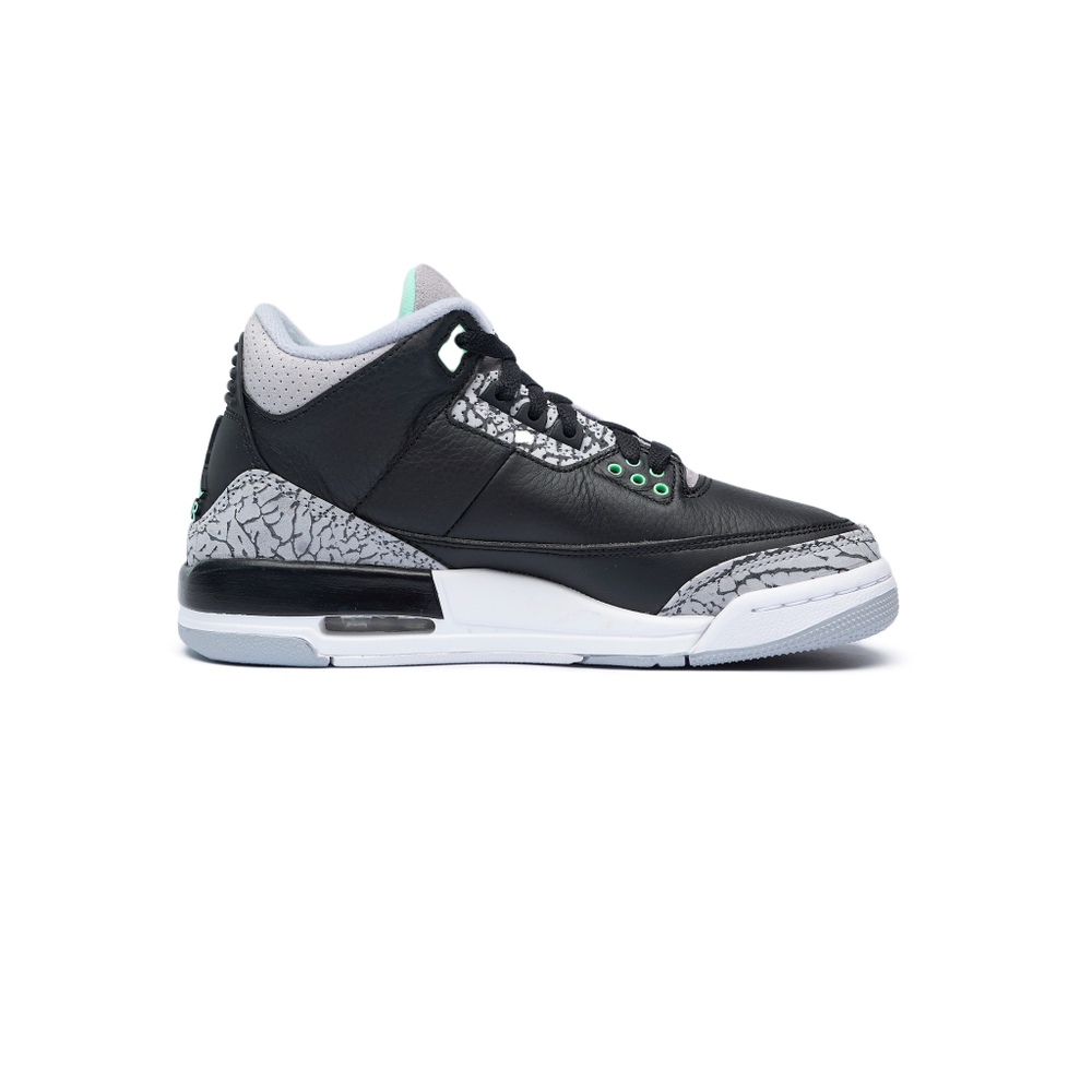Кроссовки Jordan 3 GS "Green Glow"