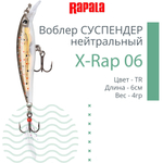 Воблер RAPALA X-Rap 10, 10см, 13гр, цвет SCP, нейтральный