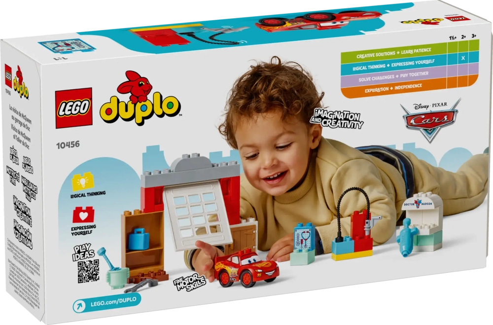 Конструктор LEGO Duplo 10456 Визит Маккуина в гараж Дока