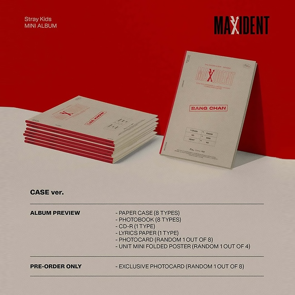 Альбом STRAY KIDS - MAXIDENT (CASE VER.)