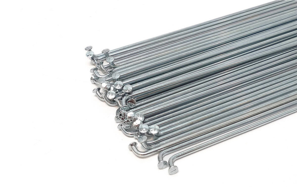 Спица 272 мм x 14G , с ниппелем, стальная, серебристая (144)