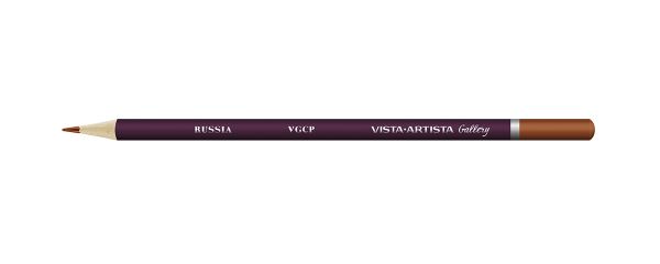 Карандаш цветной художественный заточенный, 6 шт, 725 Корица (Cinnamon), Vista-Artista Gallery VGCP