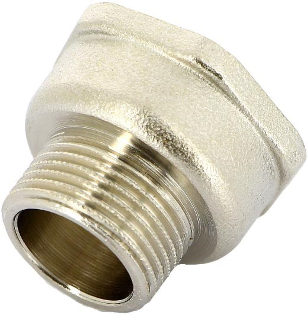 Переходник НВ 20х25 (3/4"x1") никель