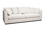 Диван Garda Decor Роберто (Roberto) трехместный, букле кремовый Flona-SVBEG 250*100*90 см