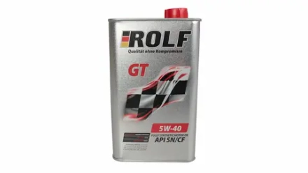 Масло мотор. синт. ROLF GT SAE 5W-40, API SN/CF 1л