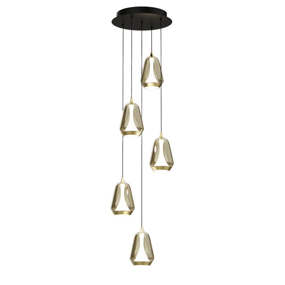 Подвесной светильник MD24001011-5A brass/champagne