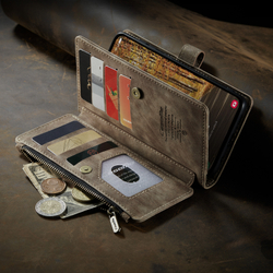 Многофункциональный чехол-кошелек CaseMe 3 in 1 Matte Wallet для Samsung Galaxy S25 Edge