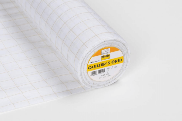 Флизелин клеевой Quilters Grid, 90см*15м, квадрат 2,5*2,5см, 50082003, Freudenberg, 15 м