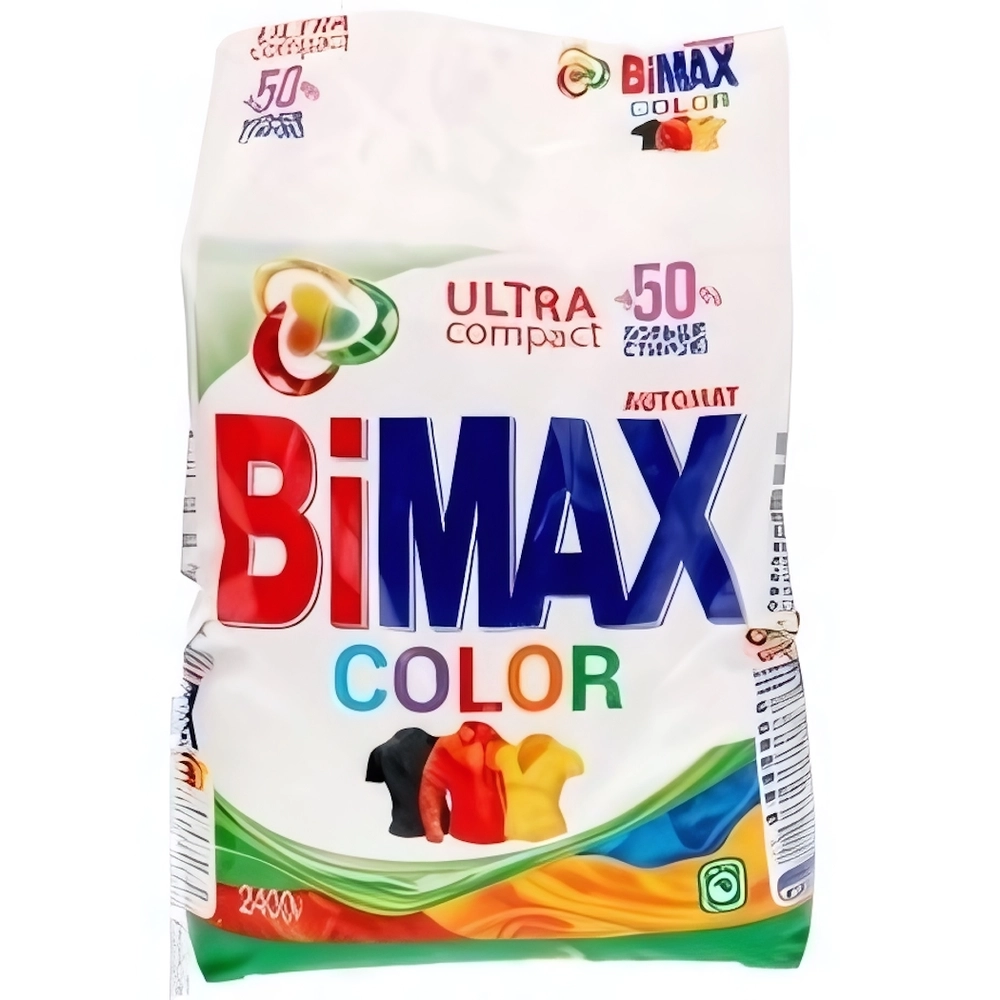 Порошок стиральный BIMAX Автомат Color Compact 2,4 кг