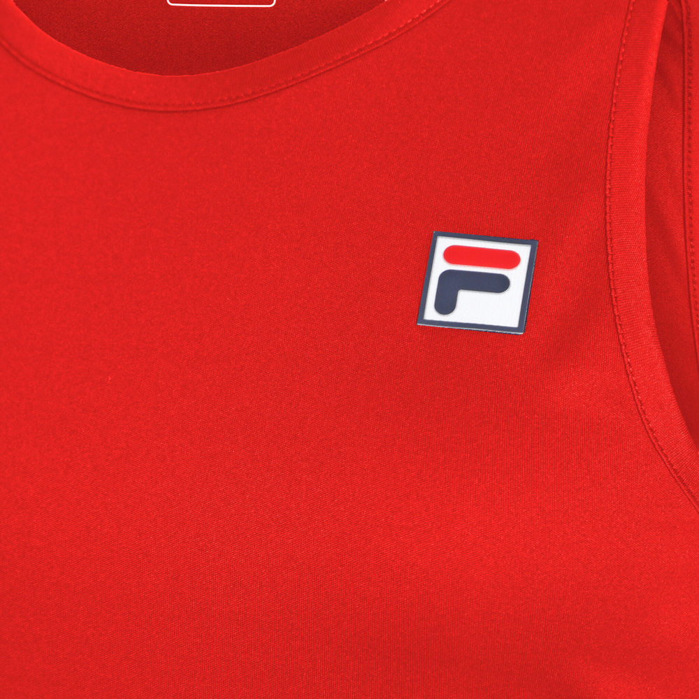 Женская теннисная майка Fila Alma Tank Top Women - Red, Dark Blue