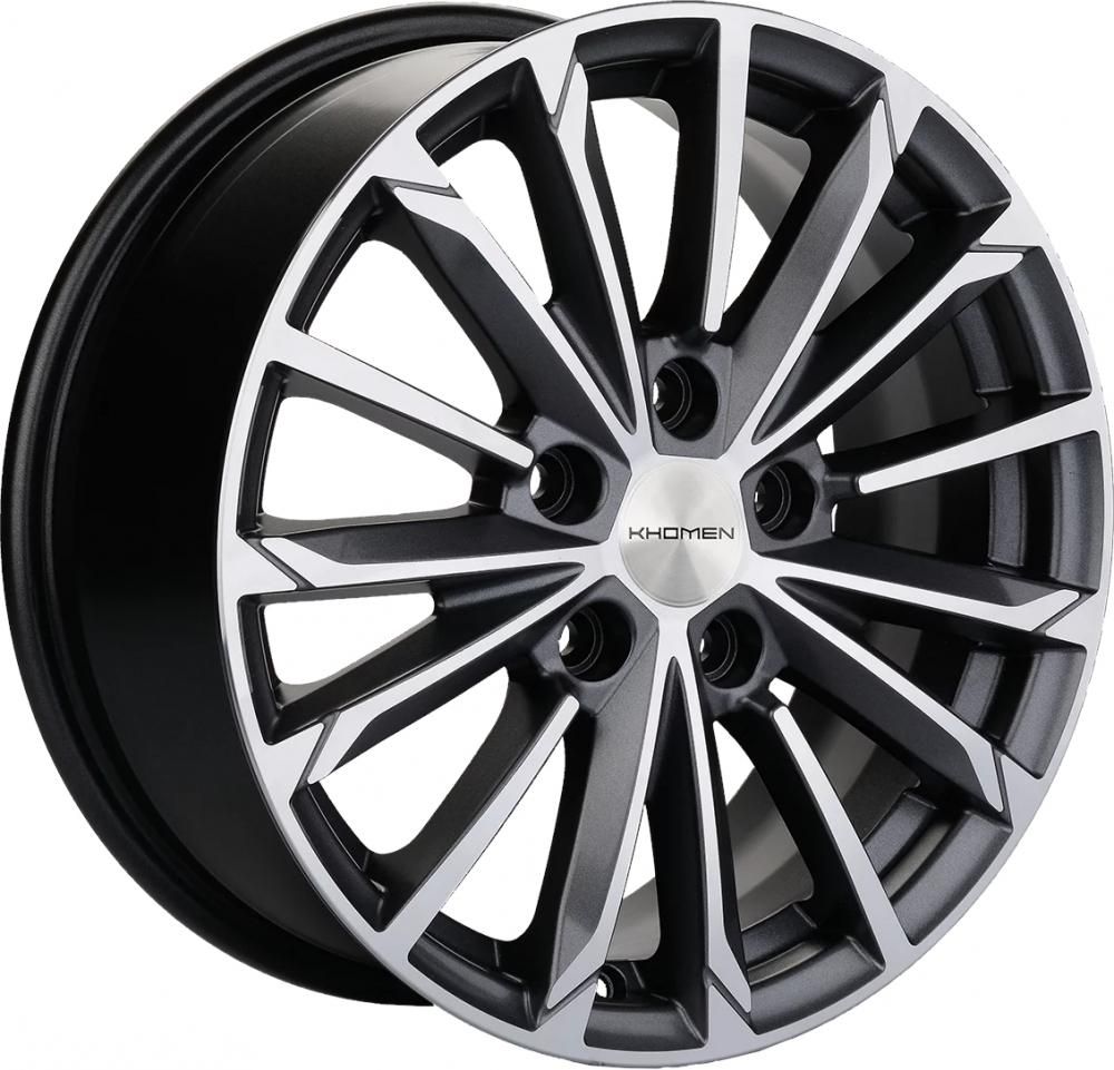 Khomen 1611 6.5x16 5x112 ET 40 Dia 66.6 (BFP)