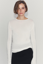ФУТБОЛКА SUPIMA® С ДЛИННЫМИ РУКАВАМИ — ZARA