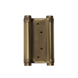 Петля пружинная двусторонняя (барная) FUARO DSH5 (125х86х1,5) INOX 201 AB бронза /65291/ (1шт)