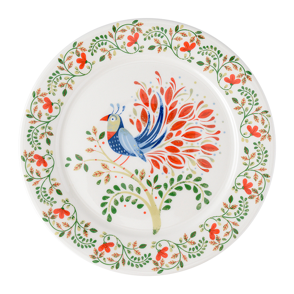 Тарелка fantail bird из коллекции birds of paradise, D21 см