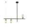 Люстра потолочная Rilon 74553/3 GOLD+BLACK, 3×40 Вт, золотая и чёрная