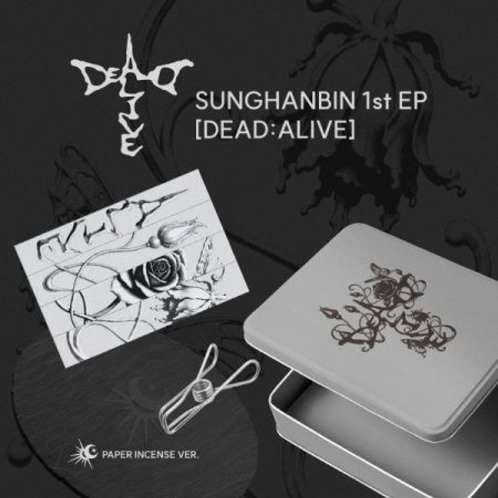 Альбом SUNG HAN BIN - DEAD:ALIVE 1st EP Album PAPER INCENSE Version
