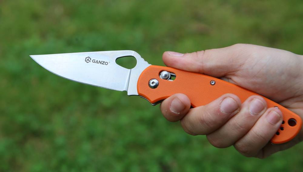 Нож Ganzo G729 оранжевый, G729-OR