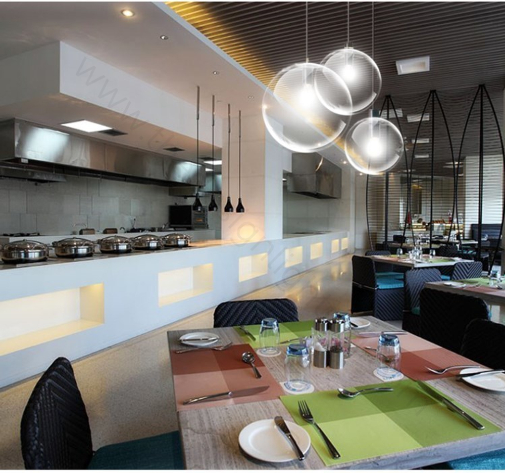 Pendant design lamp  SELENE by ClassiCon D20 (Black)