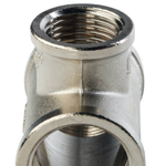 Тройник STOUT переходной никелированный 3/4"x1/2"x3/4" ВР