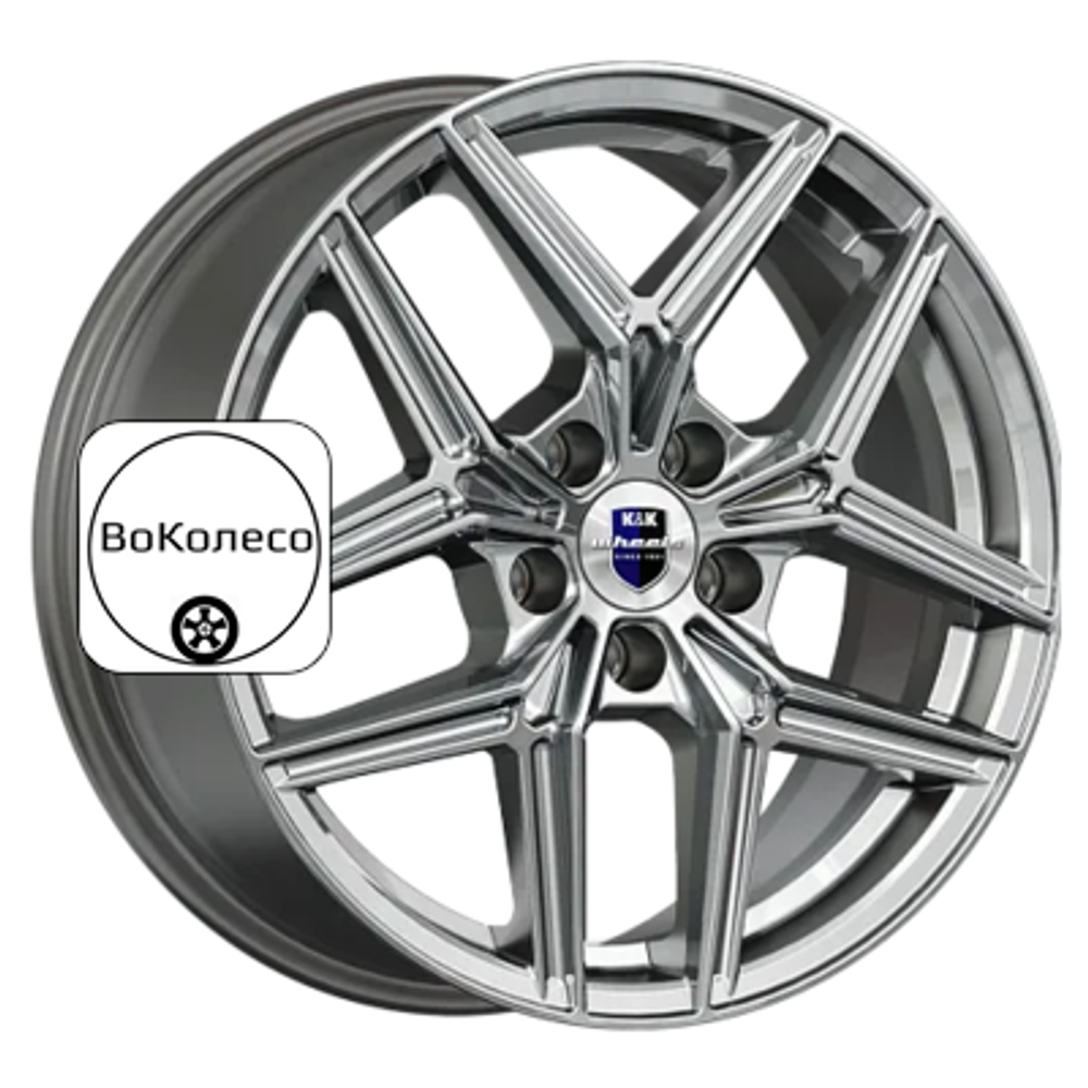 7x17/5x114,3 ET50 D67,1 Юнион (КС1025) Дарк платинум K&K