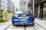 Карбоновый обвес для Tesla Model S 2021+ Тесла С диффузор спойлер губа переднего бампера боковые юбки