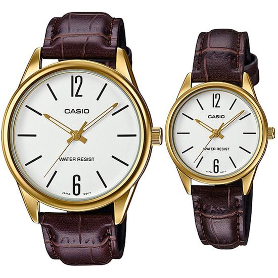 Парные часы Casio Standard: MTP-V005GL-7B и LTP-V005GL-7B