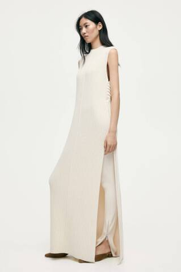 H&M Длинный жилет из шерсти, белый