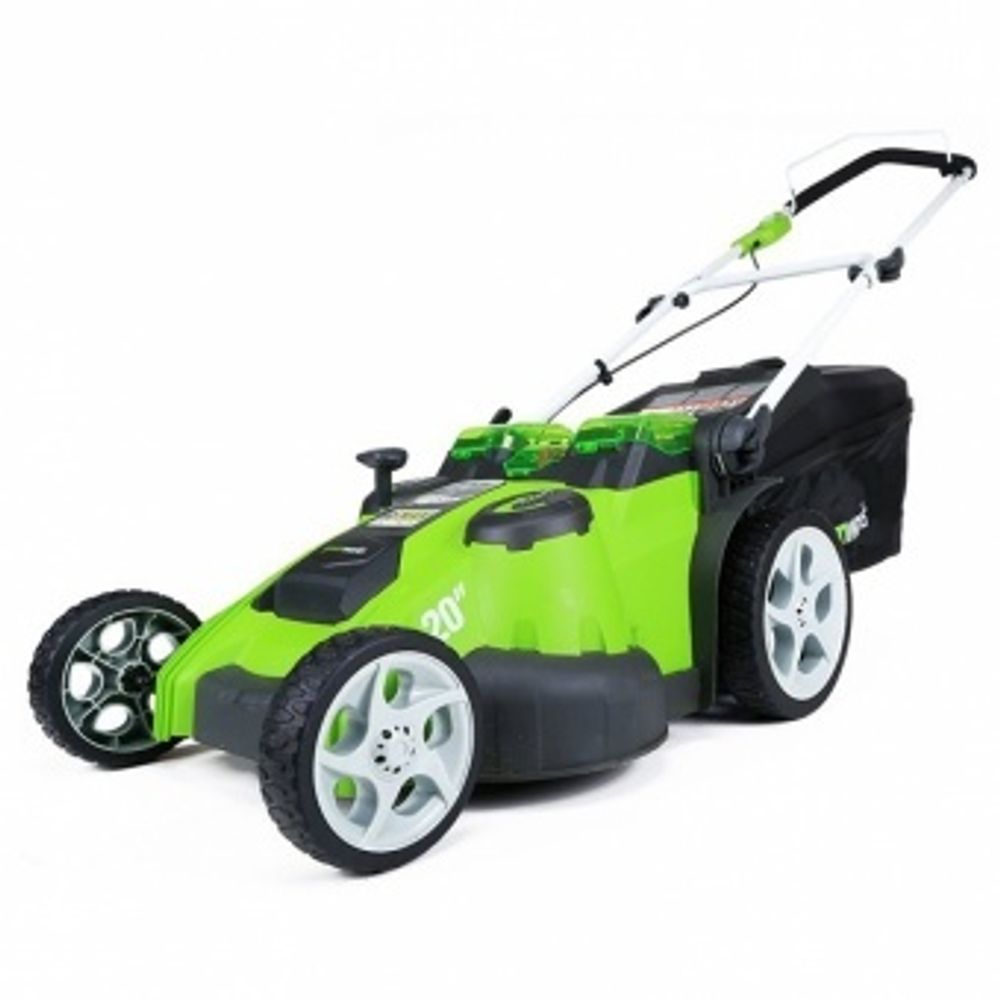 Аккумуляторная газонокосилка Greenworks G40LM49DBК5 TwinForce, 40v, 49 см, АКБ 5 А·ч и ЗУ