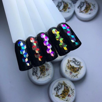 Zoo Nail Ромбики для дизайна ногтей 1154