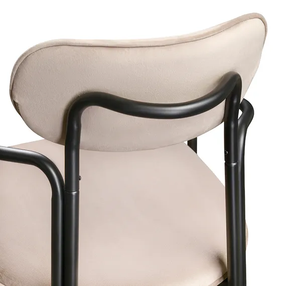 Стул Ror, Round, бежевый велюр