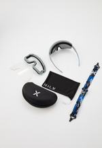 Спортивные очки HILX Samurai / Matt Solid Grey / Black Mirror Polarized Lens + Clear Lens