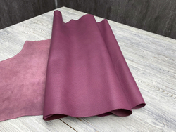 Кожа Luxury Tannery Peonia Flower фиолетовая натуральная