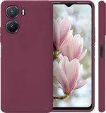 Мягкий Soft Touch чехол из силикона для VIVO Y35 5G с бархатной подкладкой