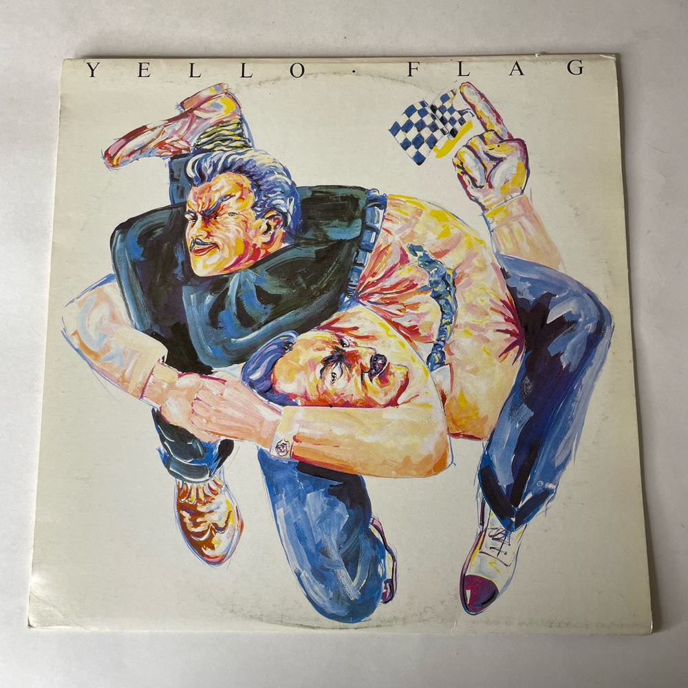 Винтажная виниловая пластинка LP Yello Flag (Югославия 1989)
