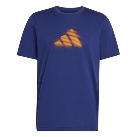 Мужская теннисная футболка Adidas Tennis Clay In Not Graphic - dark blue