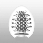 Супер эластичный мастурбатор в виде яйца BRUSH (Цвет: белый)