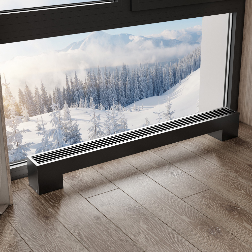 Конвектор напольный Royal Thermo STEP-130/180/1300-2-N-BL-LG-BL