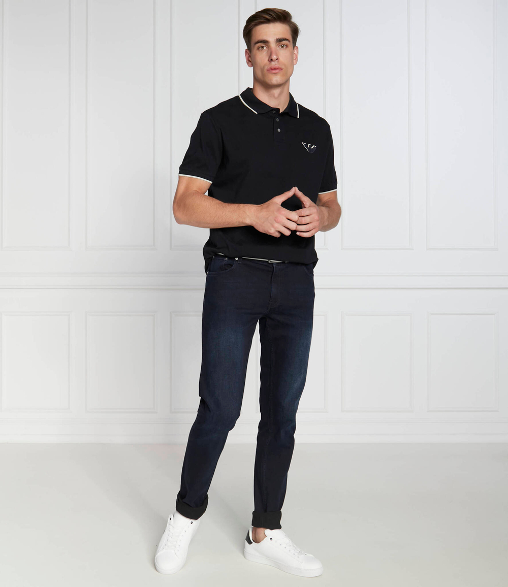 поло Emporio Armani - темно-синий(6L1FD8 1JTKZ)