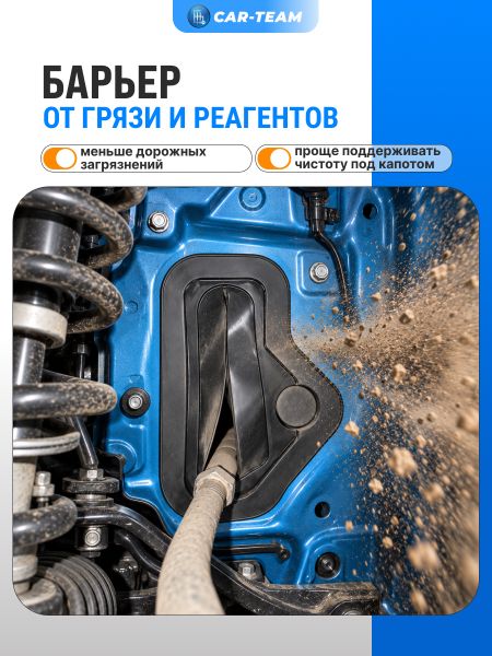 Грязезащитные заглушки проема рулевых тяг на ВАЗ 2108-099, 2113-15 (2шт)