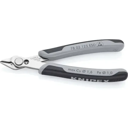 Кусачки прецизионные Electronic Super Knips® ESD 125 мм Knipex 78 03 125 ESD