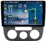 Магнитола для Volkswagen Jetta 5 2005-2010 (кондиционер) - Teyes CC4-PRO монитор 10.36" 2K QLED на Android 13, Быстрейшая, Snapdragon 778G, ИИ, CarPlay, DSP, 4G SIM-слот