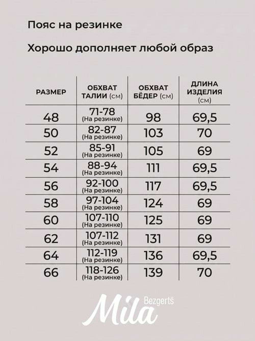 Юбка женская Mila Bezgerts 8-70, цвет Синий, размер 72