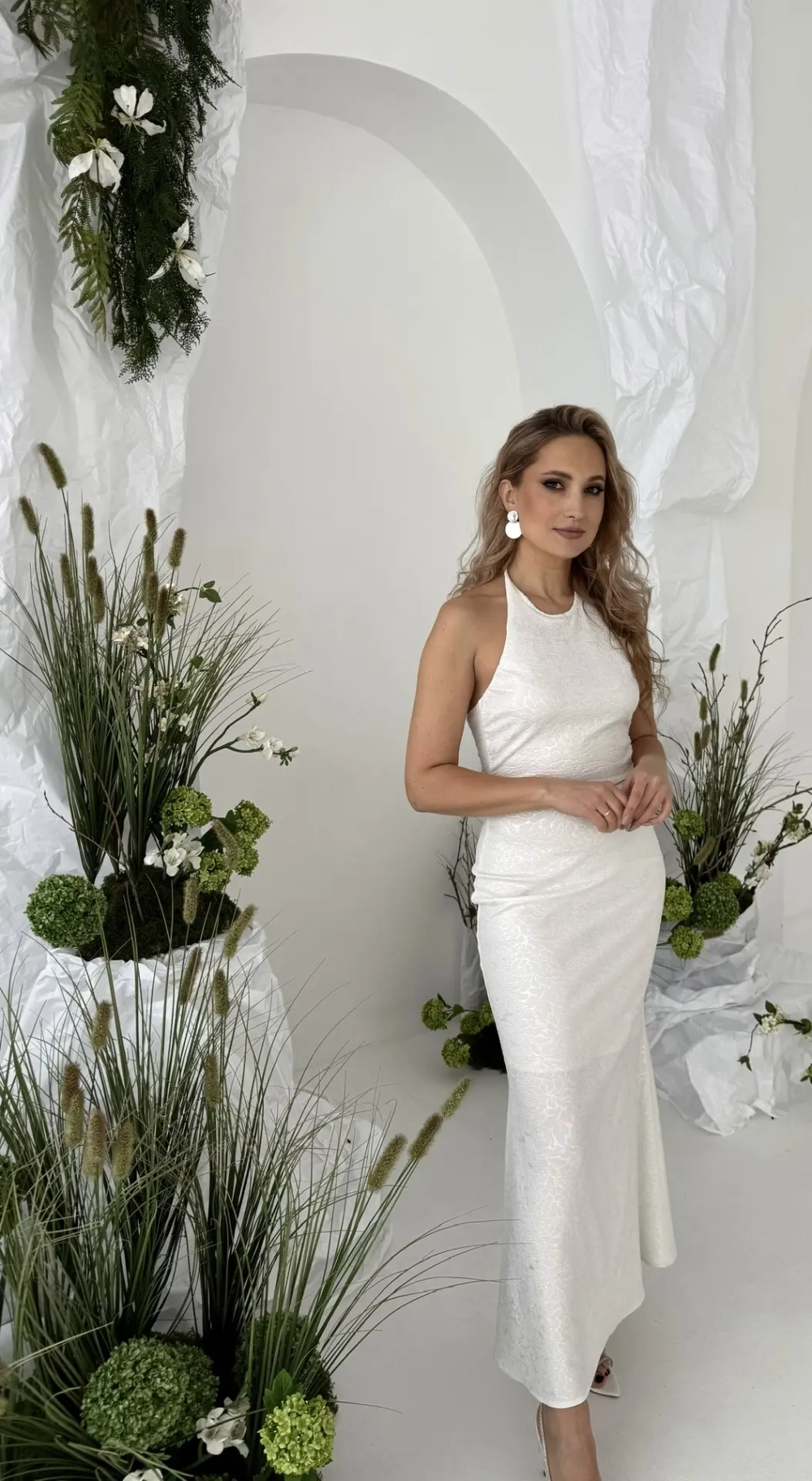 Платье с эффектом рыбки