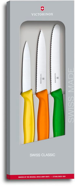 Набор Victorinox кухонный, 3 предмета, цветной (подарочная упаковка)
