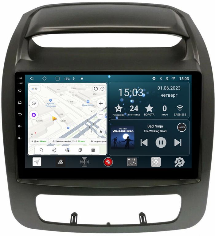 Магнитола для KIA Sorento 2 XM 2012-2020 c экраном климата снизу - Redpower 440 Android 10, Быстрая, CarPlay, SIM-слот