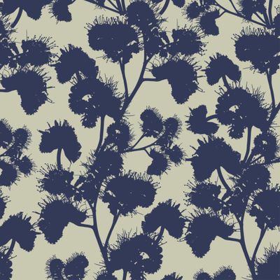 Monochrome Floral Print