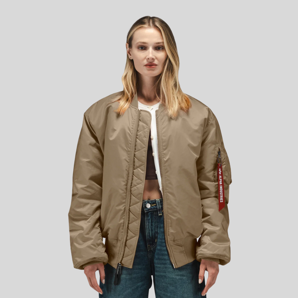 Бомбер Alpha Industries MA-1 Vintage Khaki (Бежевый)
