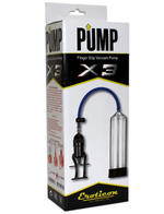 Помпа вакуумная Eroticon PUMP X3 с ручным насосом, прозрачная (Цвет: прозрачный с черным)