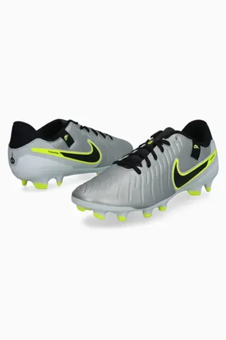 Бутсы Nike Tiempo Legend 10 Academy FG/MG - серебряный